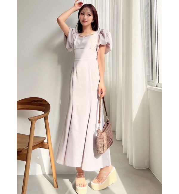 RESEXXY「バブルスリーブマーメイドワンピース」|ワンピース|