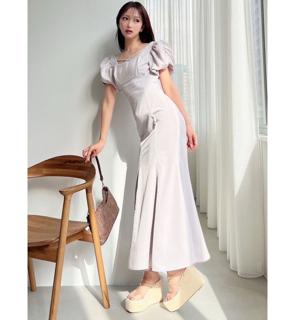 RESEXXY「バブルスリーブマーメイドワンピース」|ワンピース|