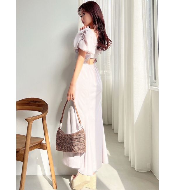 RESEXXY「バブルスリーブマーメイドワンピース」|ワンピース|