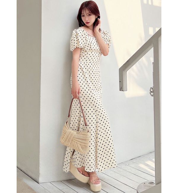 RESEXXY「バブルスリーブマーメイドワンピース」|ワンピース|