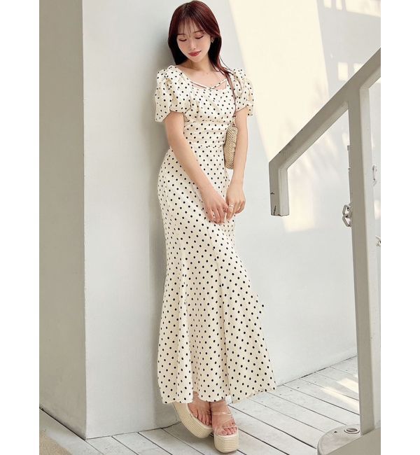 RESEXXY「バブルスリーブマーメイドワンピース」|ワンピース|