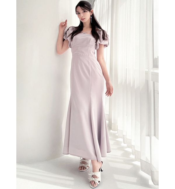 RESEXXY「バブルスリーブマーメイドワンピース」|ワンピース|