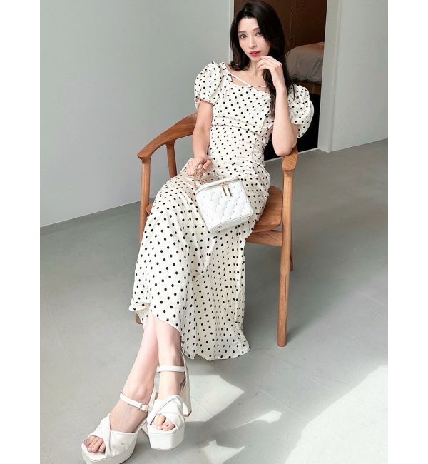 RESEXXY「バブルスリーブマーメイドワンピース」|ワンピース|