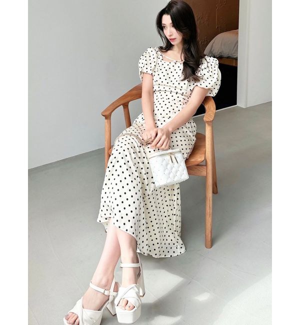 RESEXXY「バブルスリーブマーメイドワンピース」|ワンピース|