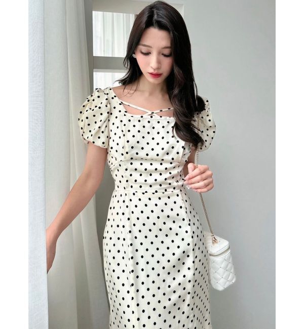 RESEXXY「バブルスリーブマーメイドワンピース」|ワンピース|