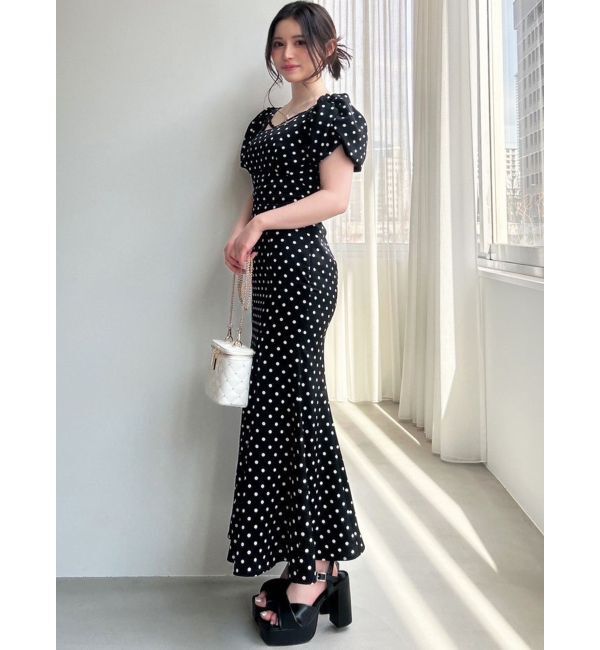 RESEXXY「バブルスリーブマーメイドワンピース」|ワンピース|