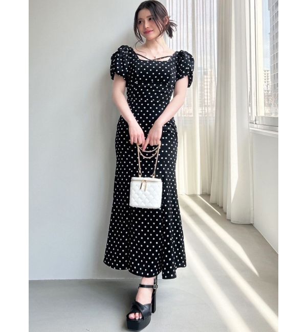 RESEXXY「バブルスリーブマーメイドワンピース」|ワンピース|