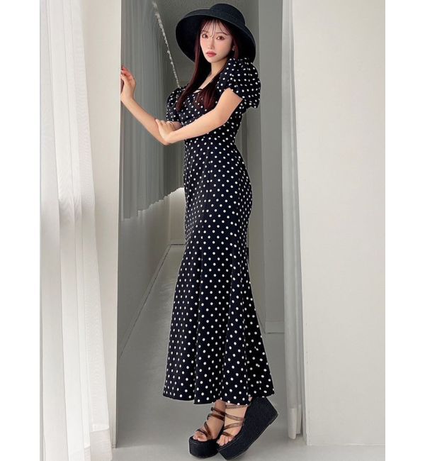 RESEXXY「バブルスリーブマーメイドワンピース」|ワンピース|