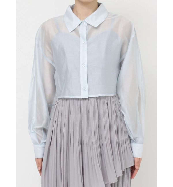 RESEXXY「シアーショートシャツ」|シャツ・ブラウス|