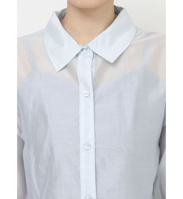 RESEXXY「シアーショートシャツ」|シャツ・ブラウス|