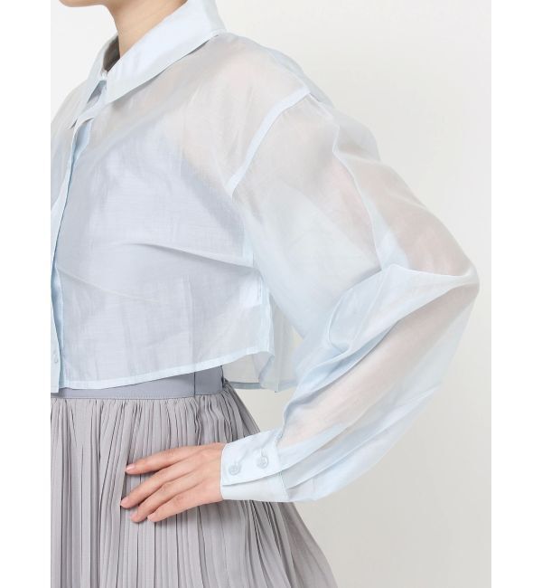 RESEXXY「シアーショートシャツ」|シャツ・ブラウス|