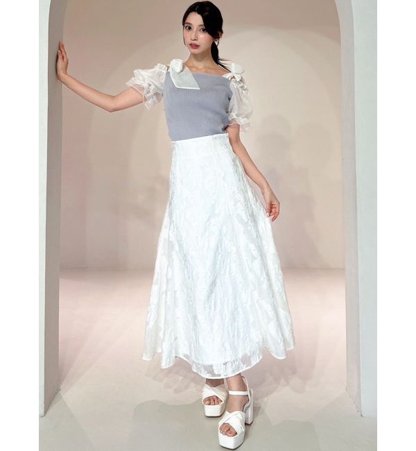 RESEXXY「シアーフラワースカート」|スカート|