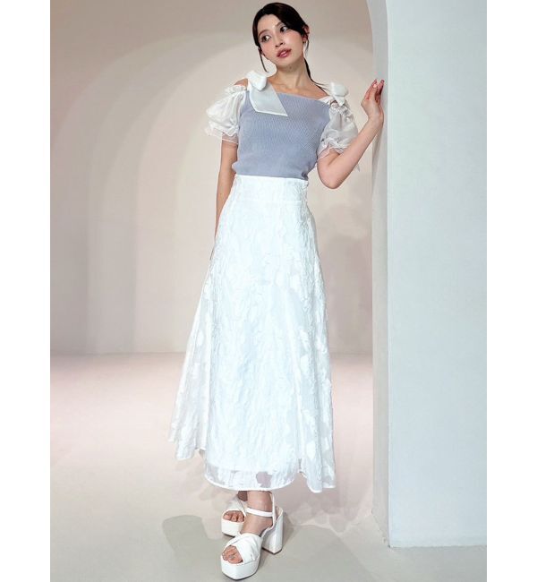 RESEXXY「シアーフラワースカート」|スカート|