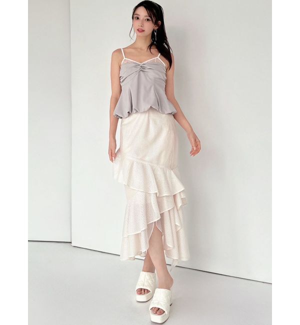 RESEXXY「メッシュラッフルスカート」|スカート|