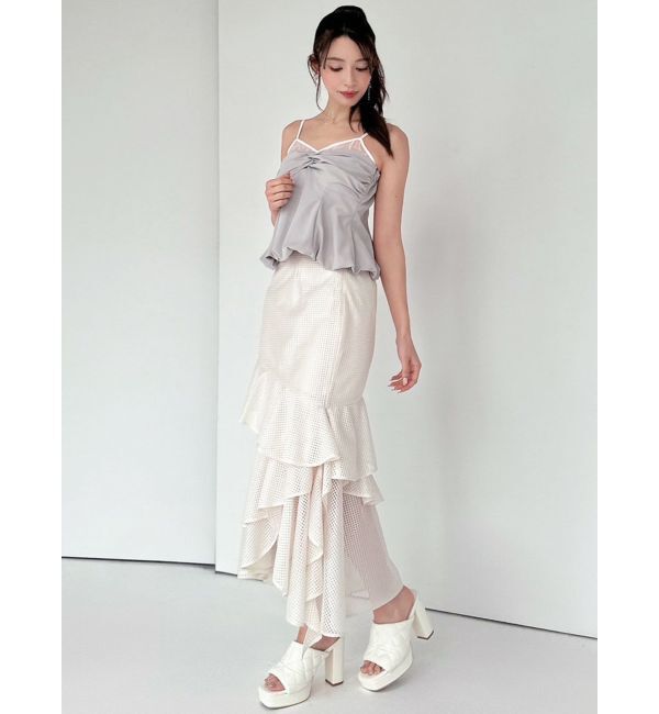 RESEXXY「メッシュラッフルスカート」|スカート|