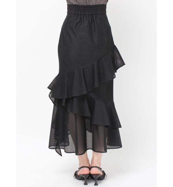 RESEXXY「メッシュラッフルスカート」|スカート|