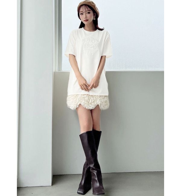 RESEXXY「コサージュミニスカート」|スカート|