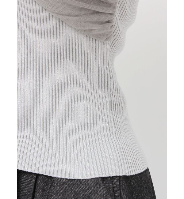 RESEXXY「ツイストオフショルニットトップス」|ニット・セーター|