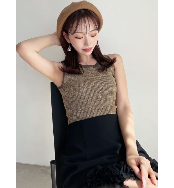 RESEXXY「メランジニットタンク」|タンクトップ|