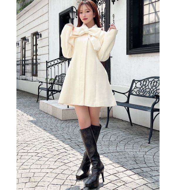 RESEXXY「ビッグリボンミディコート【完売カラーは品番：1526100148で販売中】」|その他|