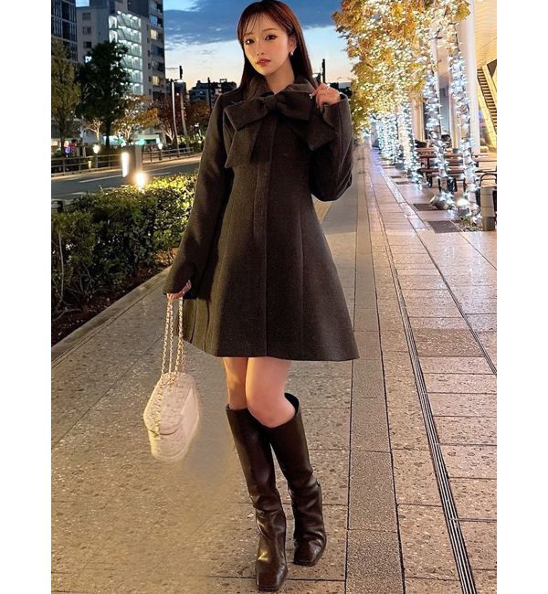 RESEXXY「ビッグリボンミディコート【完売カラーは品番：1526100148で販売中】」|その他|