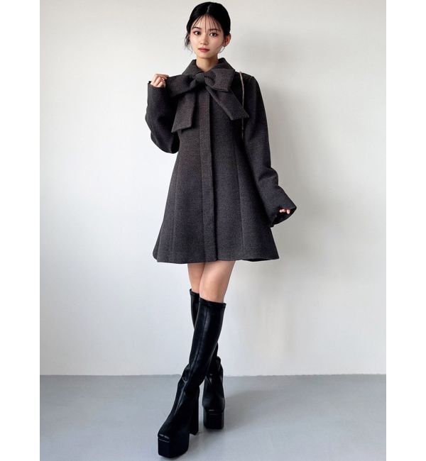 RESEXXY「ビッグリボンミディコート【完売カラーは品番：1526100148で販売中】」|その他|