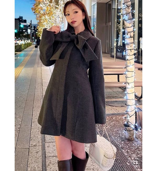 RESEXXY「ビッグリボンミディコート【完売カラーは品番：1526100148で販売中】」|その他|