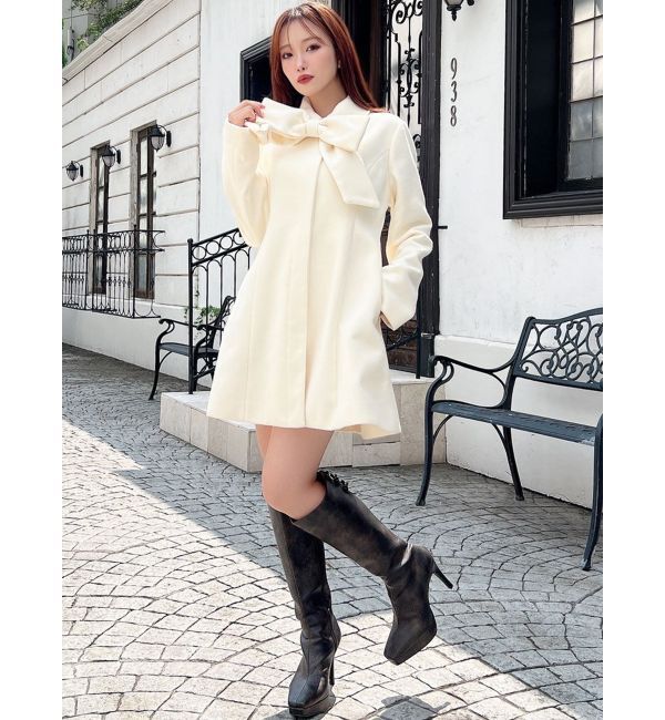 RESEXXY「ビッグリボンミディコート【完売カラーは品番：1526100148で販売中】」|その他|