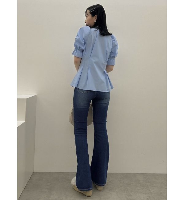 dazzlin「デニムフレアパンツ」|デニム|