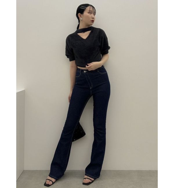 dazzlin「デニムフレアパンツ」|デニム|