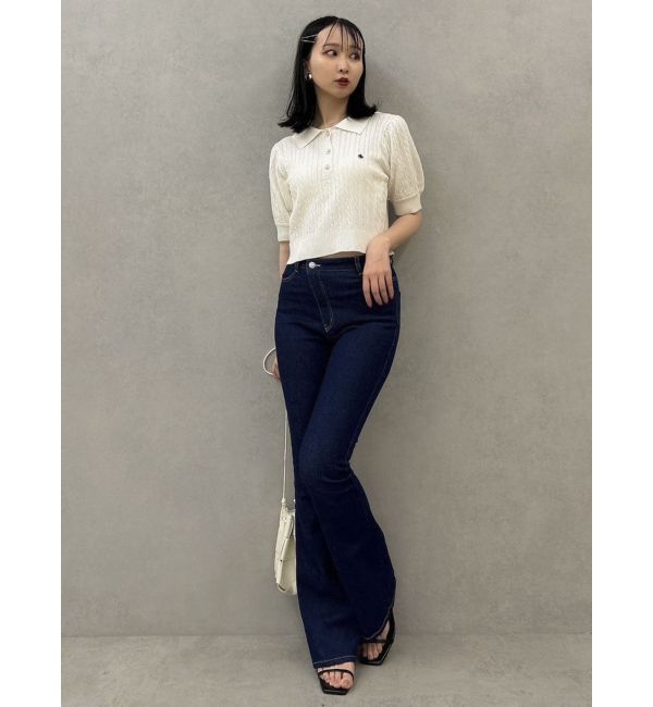 dazzlin「デニムフレアパンツ」|デニム|