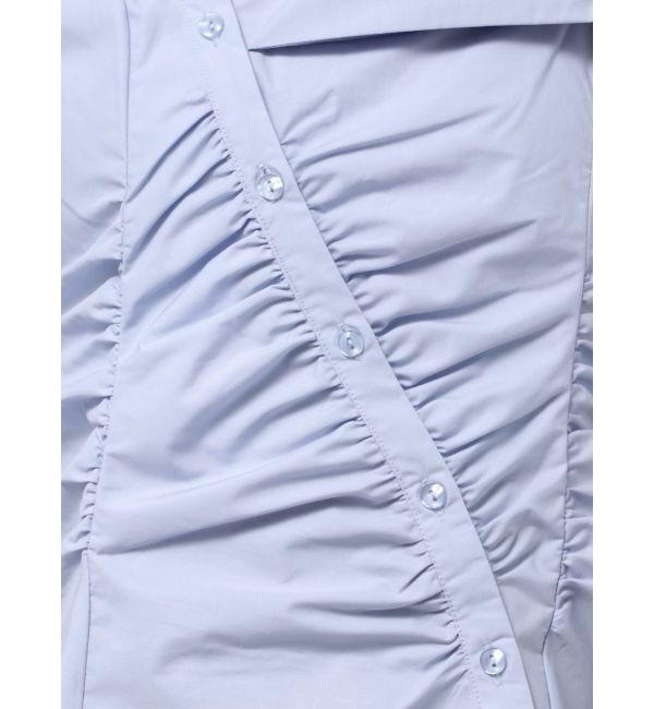 dazzlin「アシメギャザーブラウス」|シャツ・ブラウス|