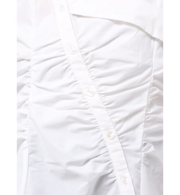 dazzlin「アシメギャザーブラウス」|シャツ・ブラウス|