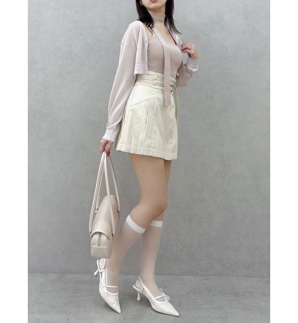 dazzlin「シアーカーデタイセットニット」|ニット・セーター|