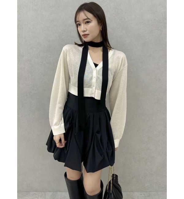 dazzlin「シアーカーデタイセットニット」|ニット・セーター|