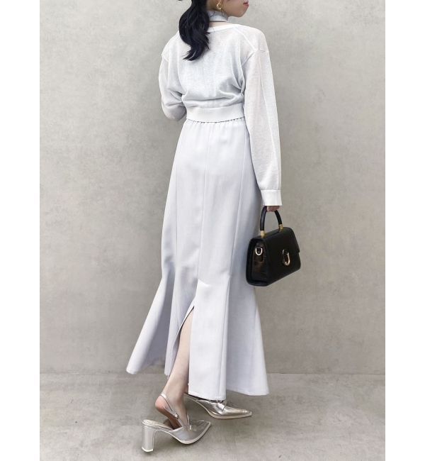 dazzlin「シアーカーデタイセットニット」|ニット・セーター|