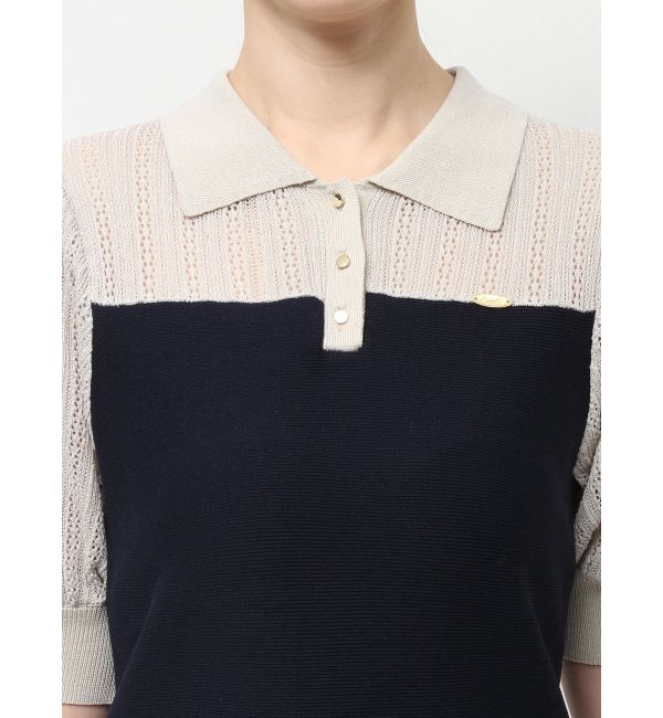 dazzlin「シアーポロニットミニワンピース」|ワンピース|