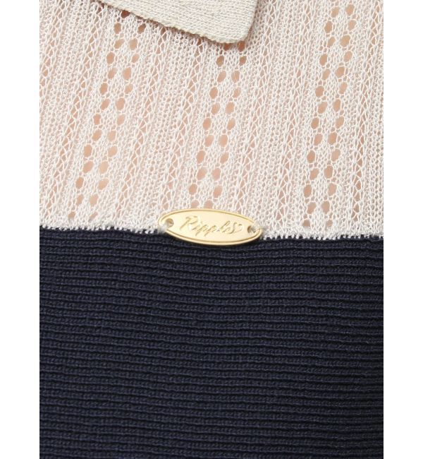 dazzlin「シアーポロニットミニワンピース」|ワンピース|