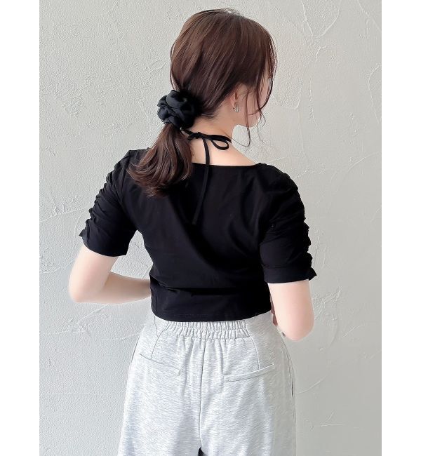 dazzlin「フロントホックタイトカットトップス」|Tシャツ・カットソー|