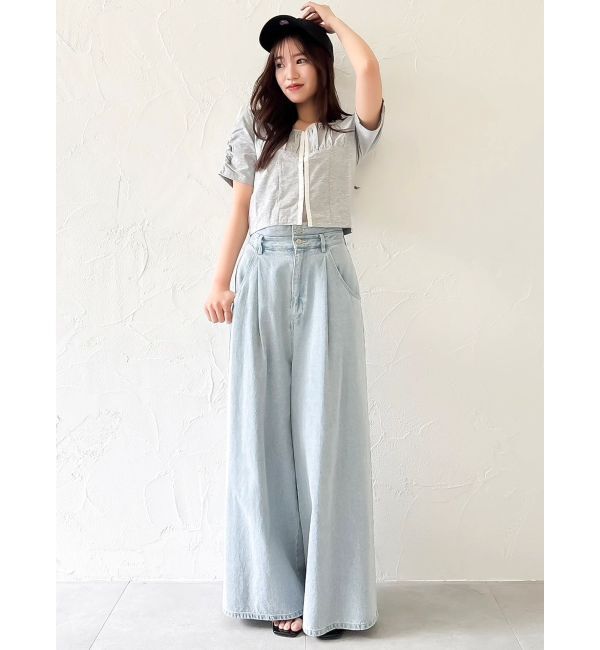 dazzlin「フロントホックタイトカットトップス」|Tシャツ・カットソー|