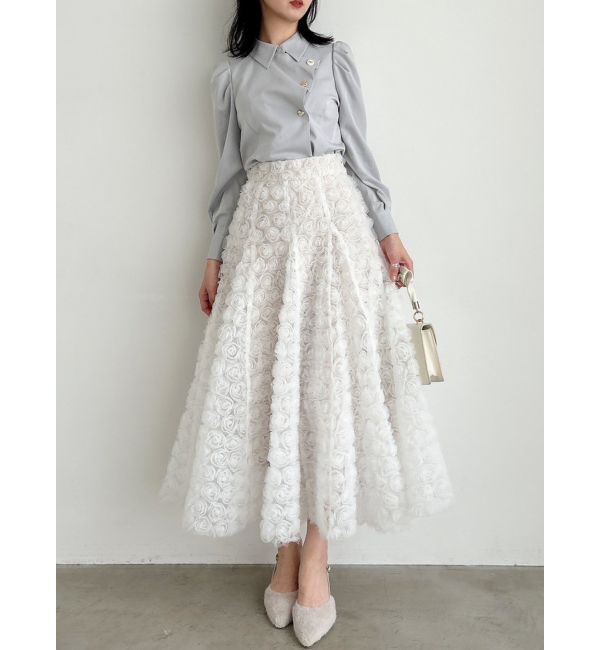 dazzlin「モチーフボリュームフレアスカート」|スカート|