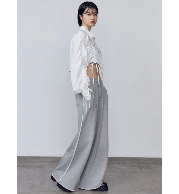 EMODA「ストリングリボンショートシャツ」|シャツ・ブラウス|