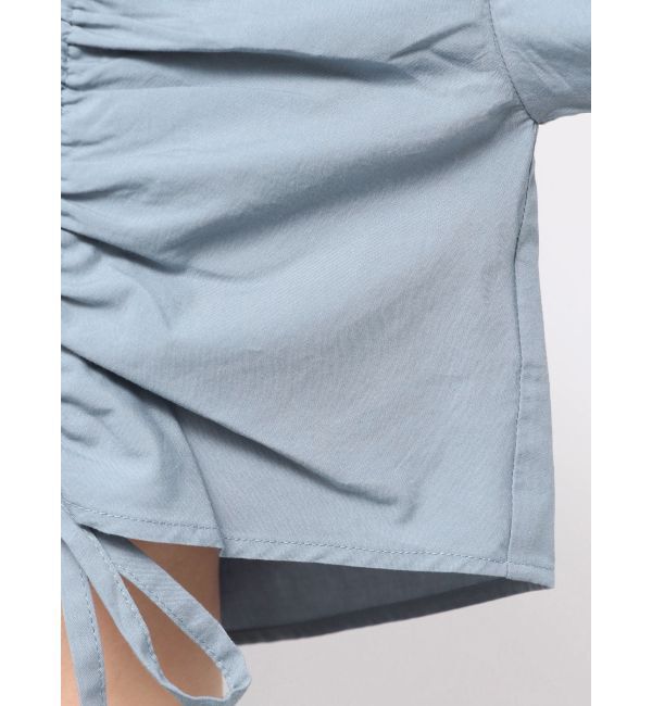 EMODA「ストリングリボンショートシャツ」|シャツ・ブラウス|