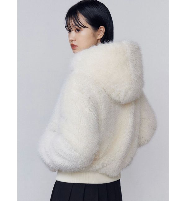 EMODA「フードフェイクファーブルゾン」|ブルゾン・スタジャン|