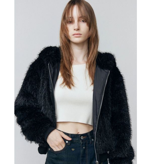 EMODA「フードフェイクファーブルゾン」|ブルゾン・スタジャン|