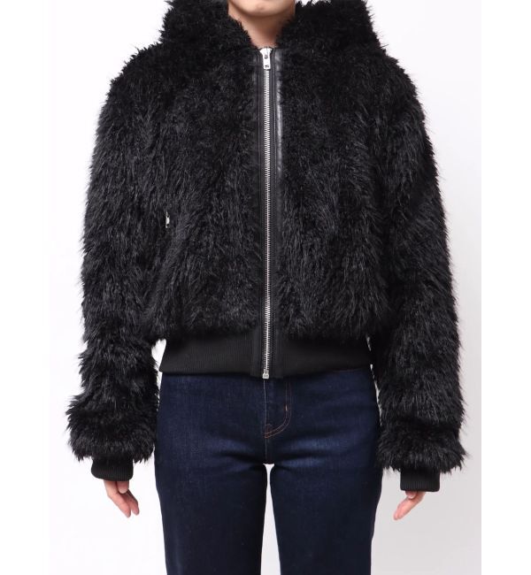 EMODA「フードフェイクファーブルゾン」|ブルゾン・スタジャン|