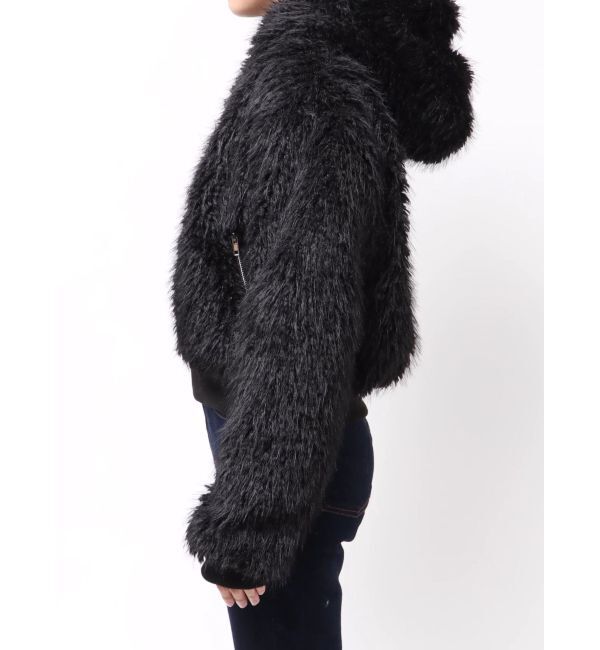 EMODA「フードフェイクファーブルゾン」|ブルゾン・スタジャン|