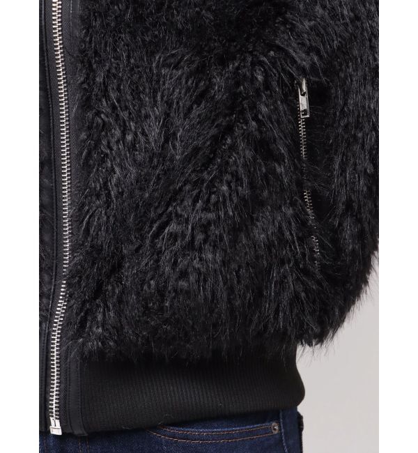 EMODA「フードフェイクファーブルゾン」|ブルゾン・スタジャン|