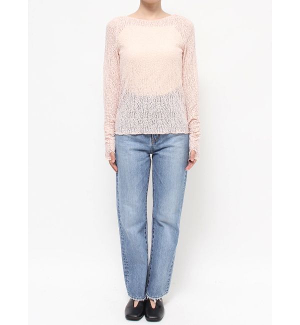 Ungrid「バックオープンレースロングスリーブTee」|Tシャツ・カットソー|