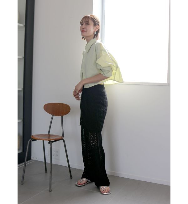 Ungrid「ダブルカフスショートシャツ」|シャツ・ブラウス|